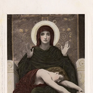Consoling Madonna by Bouguereau
