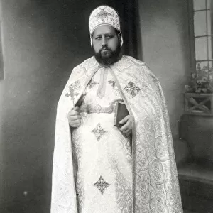 Coptic Christian Priest - possibly in Egypt