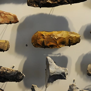 Core axes. Maglemosian and Kongemose periods. 8500-5500 BC