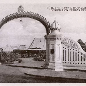 Coronation Delhi Durbar - Bahawalpur Camp Entrance