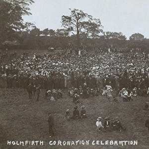 Coronation Festival at Holmfirth, West Yorkshire