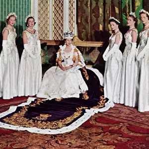 The Coronation of H. M. Queen Elizabeth II at Westminster