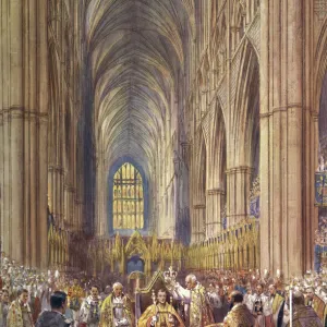 The coronation of King George VI