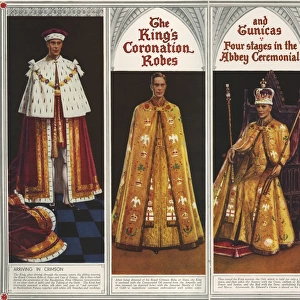 Coronation of King George VI, robes, regalia and vestments