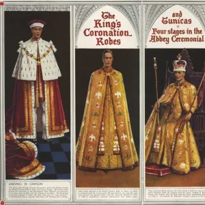 Coronation of King George VI, robes, regalia and vestments