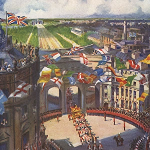 Coronation Procession of George V through Admiralty Arch