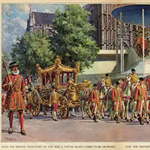 Coronation Procession, Queen Elizabeth II