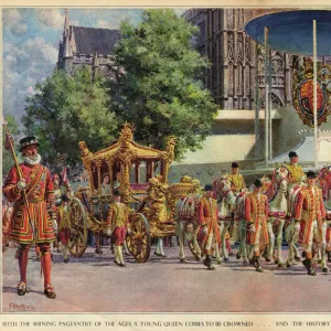 Coronation Procession, Queen Elizabeth II