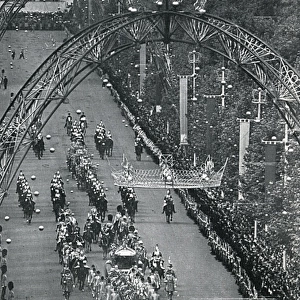Coronation Procession of Queen Elizabeth II along The Mall