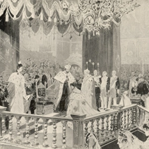 The coronation of Tsar Nicholas II