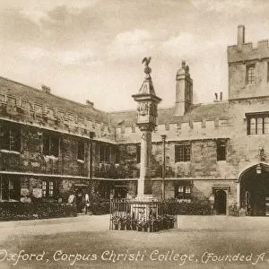 Corpus Christi College quad, Oxford