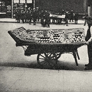 Coster with his barrow, London