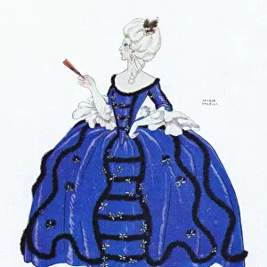 Costume design by Georges Barbier for the Valentino film Mon
