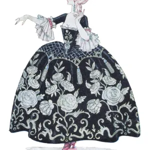 Costume design by Georges Barbier for the Valentino film Mon