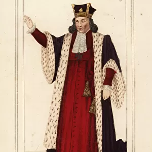 Costume of a Ministre Grand-Juge, Napoleonic era