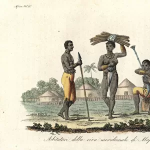 Costumes of the natives of Dalagoa Bay, Mozambique