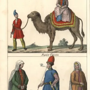 Costumes of the Nogai people of the Caucasus mountains