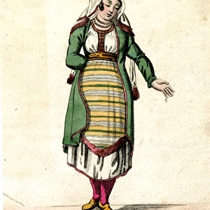 Costumes of the World - Woman of Croatia