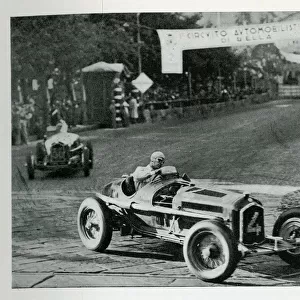 Count Felice Trossi on the first Biella circuit
