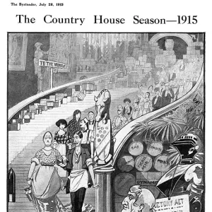 The Country House Season 1915 by Charles Robinson, WW1