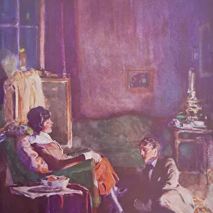 Couple by the Fireside