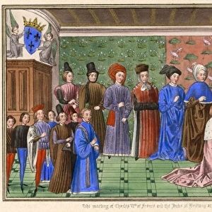 Court of Charles VI