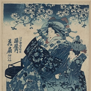 The courtesan Hanao of ogi-ya