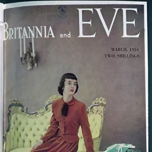The front cover of Britannia and Eve magazine from March 1954. Date: 1954