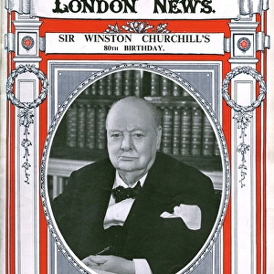 Cover of Churchill 80th birthday special edition