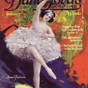 Cover of Dance magazine, January 1924