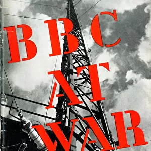 Cover design, BBC at War booklet by Antonia White, WW2