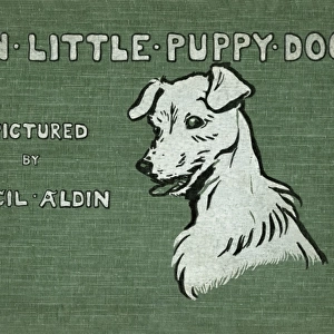 Cover design by Cecil Aldin, Ten Little Puppy Dogs