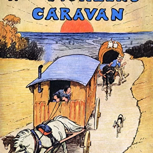 Cover design by Cecil Aldin, Mrs Ticklers Caravan