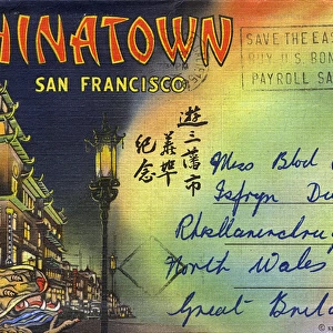 Cover design, Chinatown, San Francisco, California, USA