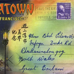 Cover design, Chinatown, San Francisco, California, USA