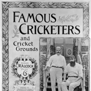 Cover design, Famous Cricketers and Cricket Grounds, I