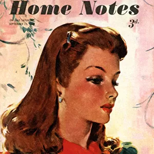 Cover design, Home Notes, September 1945