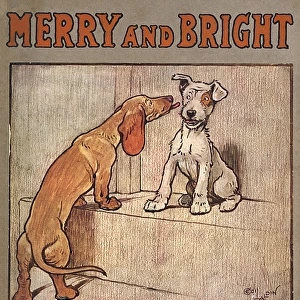 Cover design, Merry and Bright, by Cecil Aldin
