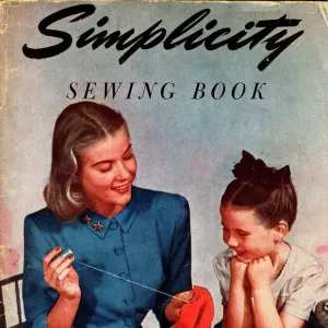 Cover design, Simplicity Sewing Book