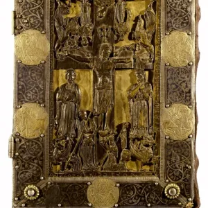 Cover of Saint Isabels bible, 13th century. Late