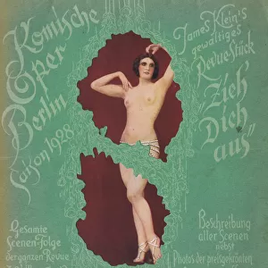 Front cover for souvenir brochure for James Kleins Zieh Dich Aus (Undress Yourself)