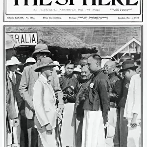 Cover of The Sphere, 6th May 1922. The Prince goes further east