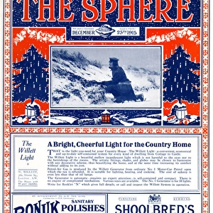 Front cover of The Sphere for Christmas 1915, WW1