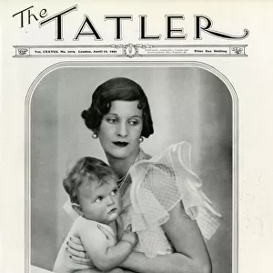 Front cover of The Tatler featuring a photograph of Lady Weymouth (formerly Daphne Vivian