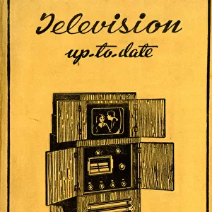 Front cover of Television up-to-date by Robert W Hutchinson Date: 1937