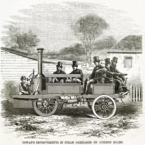 Cowans improvement steam carriage 1861