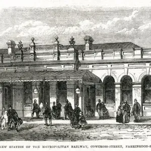 Cowcross-street station 1866 Cowcross-street station 1866