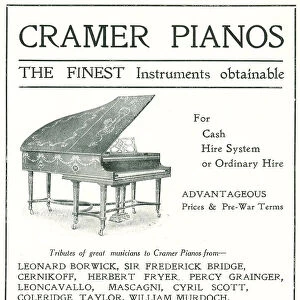 Cramer Pianos Advertisement