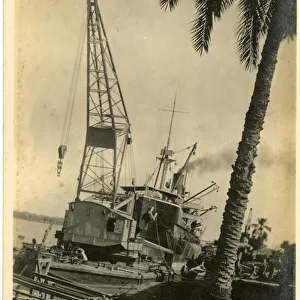 Crane at Magill, Basra, Iraq, WW1