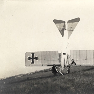 Crashed German aircraft - WWI